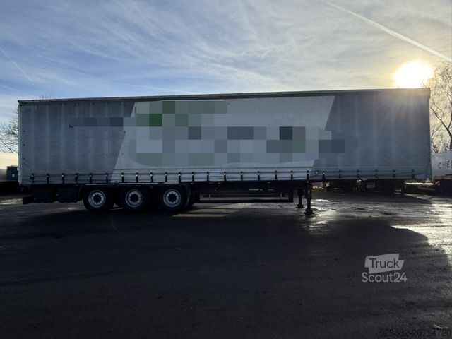 Open semitrailer with tarp KRONE SD *XL*Standard*Liftachse*TÜV 04.26*STAPLER!