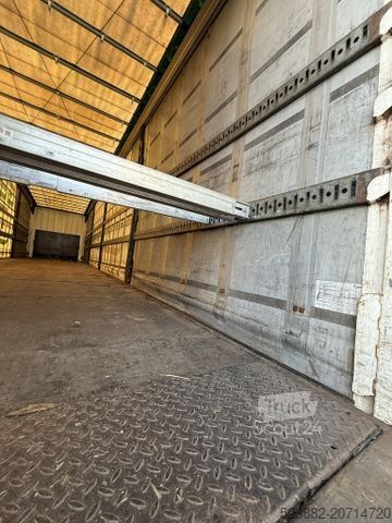 Open semitrailer with tarp KRONE SD *XL*Standard*Liftachse*TÜV 04.26*STAPLER!