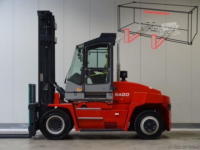 Front loader forklift Kalmar DCE120-6 - Empty Containers Handler