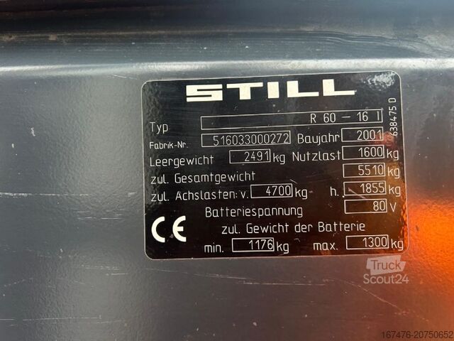 Chariot élévateur frontal Still R60-16 I