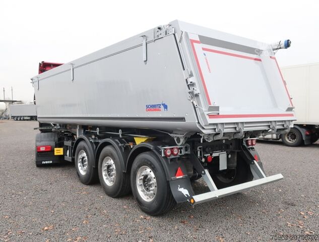 Naczepa wywrotka Schmitz SKI 24 27,2m³ Alu Kasten Kunstoffboden Alcoa neu