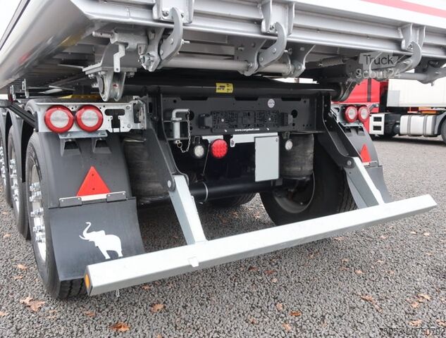 Naczepa wywrotka Schmitz SKI 24 27,2m³ Alu Kasten Kunstoffboden Alcoa neu