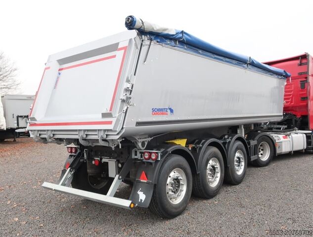 Naczepa wywrotka Schmitz SKI 24 27,2m³ Alu Kasten Kunstoffboden Alcoa neu