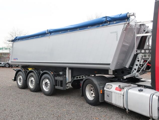 Naczepa wywrotka Schmitz SKI 24 27,2m³ Alu Kasten Kunstoffboden Alcoa neu