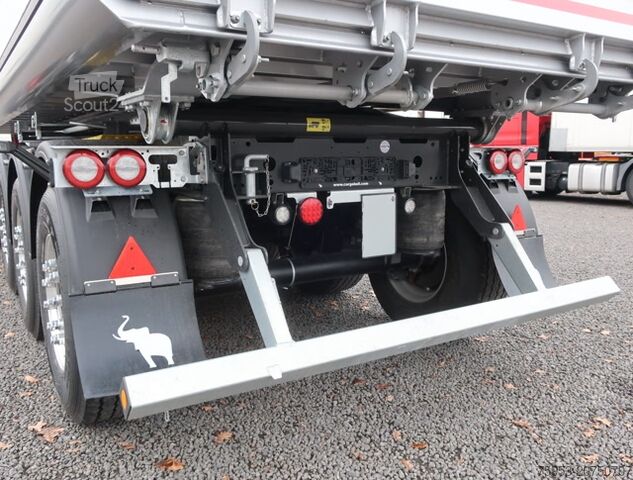 Naczepa wywrotka Schmitz SKI 24 27,2m³ Alu Kasten Kunstoffboden Alcoa neu