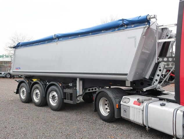 Naczepa wywrotka Schmitz SKI 24 27,2m³ Alu Kasten Kunstoffboden Alcoa neu