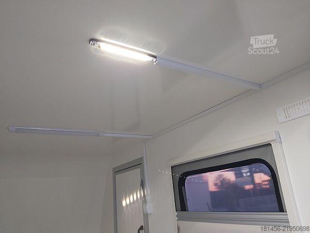 Prikolica sa sandukom trailershop Camper Verlängerung Koffer Heckrampe Fenster