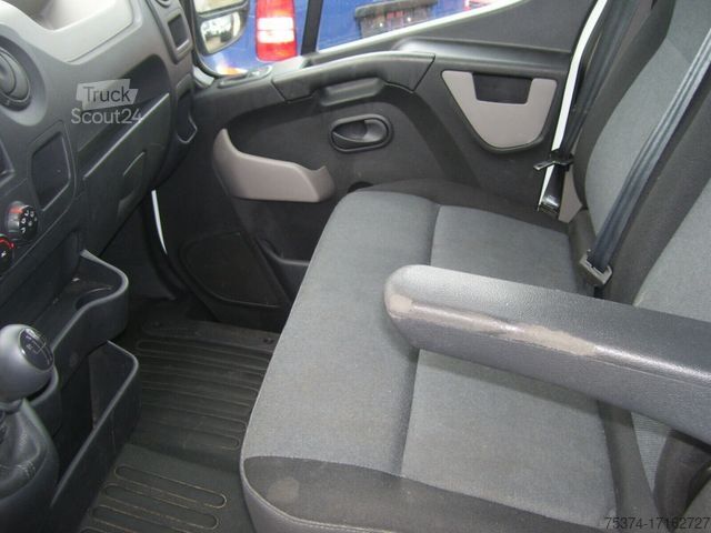 Transportador con plataforma y toldo RENAULT Master 150 EURO5 LBW 3,5T Zwillingsachse