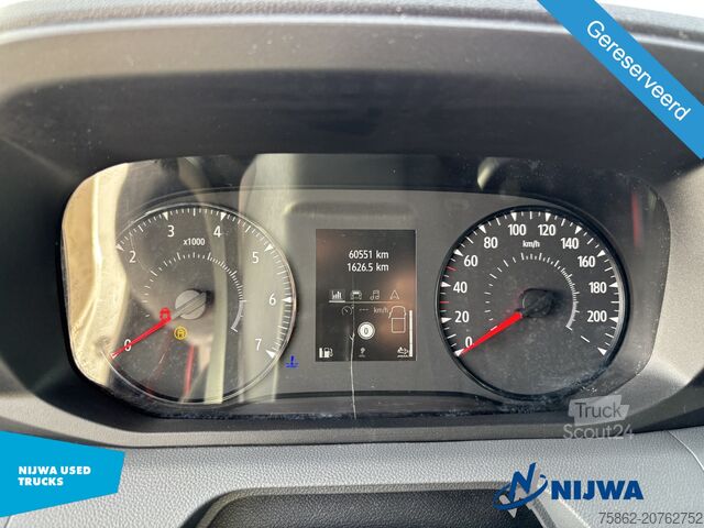 Chassis met cabine Renault Master T35 150 Carplay + Laadklep 1000KG