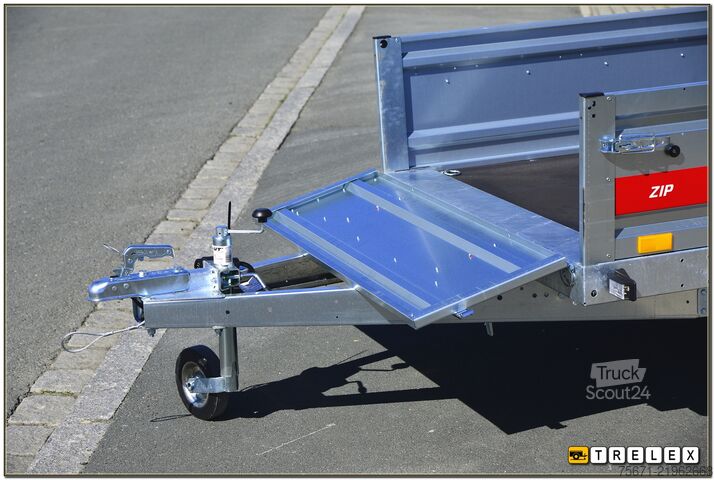 Remorcă auto Temared ZIP 2312 KIP 750 kg sehr viel Funktion!