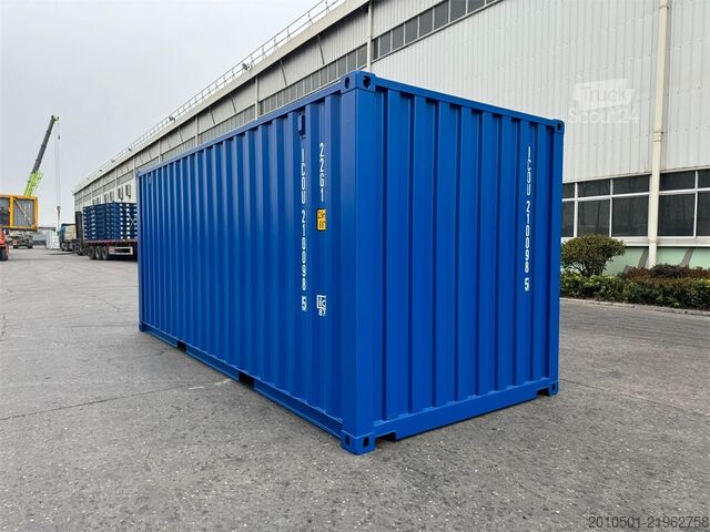 Container de transport maritim 20 Fuß Seecontainer RAL5010 Container Kontener Kontainer Shipping Box Self