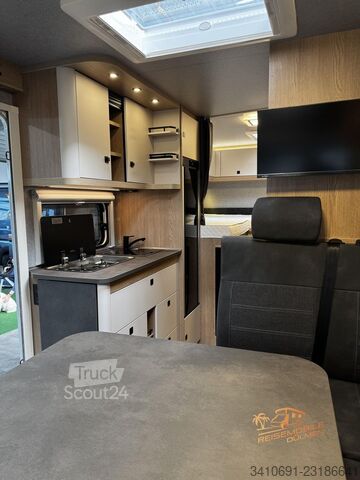 Camping-car semi-intégré HOBBY OnTour T 710 GE Markise RFK  TV AHK DUO Control
