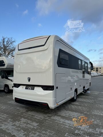 Camping-car intégral MORELO Loft Premium 86 LB Hubbett! 5 Gurtplätze!