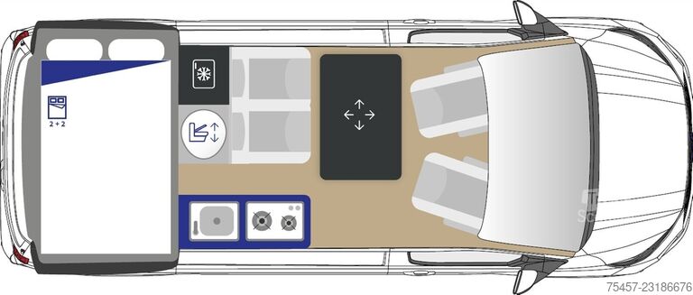 Karavan WESTFALIA Kipling 170 PS Automatik 2027 - UVP: 90.078€