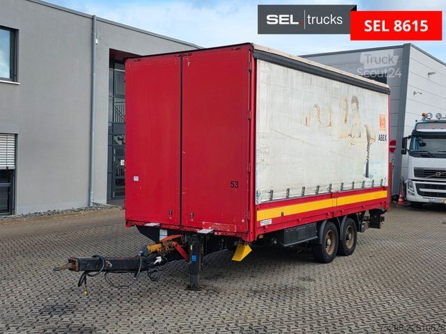 Rimorchio aperto con telone KOTSCHENREUTHER TPV211 / Aluklappen / 40 mm / Tandem