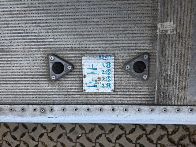 Rimorchio aperto con telone KOTSCHENREUTHER TPV211 / Aluklappen / 40 mm / Tandem