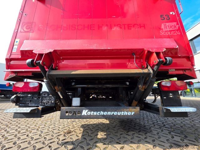 Rimorchio aperto con telone KOTSCHENREUTHER TPV211 / Aluklappen / 40 mm / Tandem