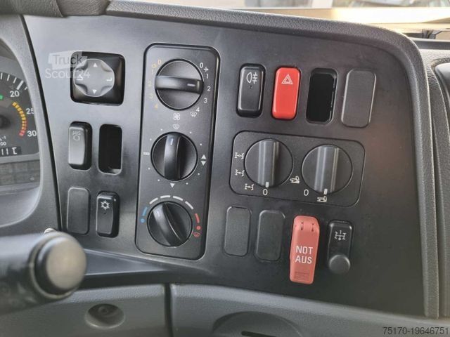 Vrachtauto met open laadbak MERCEDES-BENZ Axor 1829 A 4x4 Pritsche/Plane 10 Stück