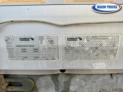 Auflieger mit Pritsche & Plane Schmitz Cargobull 