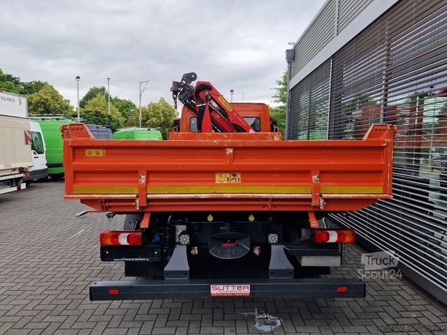 Lastbilmonteret kran MERCEDES-BENZ Atego 1224 Kipper/Kran/Funk/Seilwinde/16.000 KM