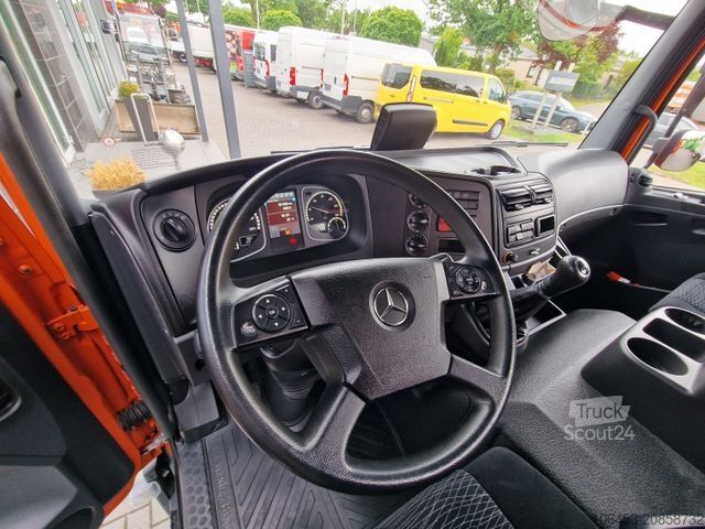 Lastbilmonteret kran MERCEDES-BENZ Atego 1224 Kipper/Kran/Funk/Seilwinde/16.000 KM