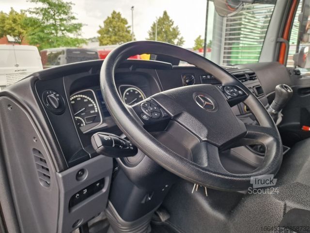 Lastbilmonteret kran MERCEDES-BENZ Atego 1224 Kipper/Kran/Funk/Seilwinde/16.000 KM