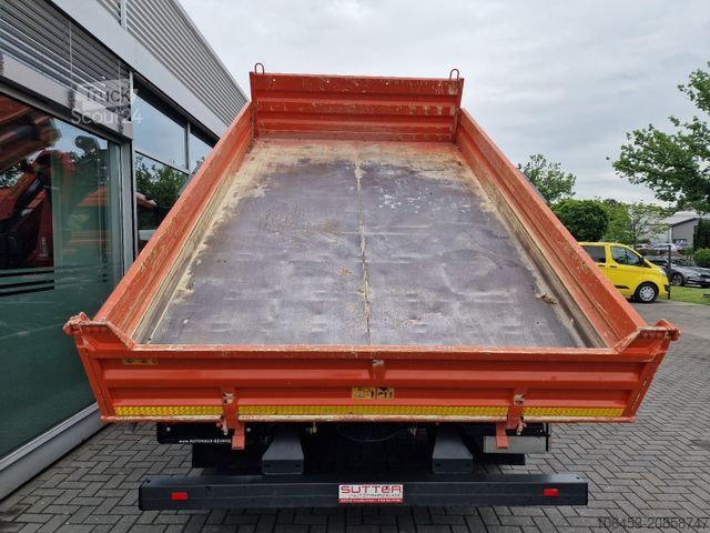 Tre-sidet tipbil MERCEDES-BENZ Atego 1224 Kipper/Kran/Funk/Seilwinde/16.000 KM