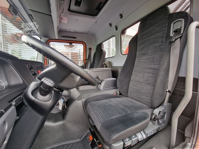 Tre-sidet tipbil MERCEDES-BENZ Atego 1224 Kipper/Kran/Funk/Seilwinde/16.000 KM