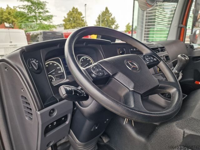 Tre-sidet tipbil MERCEDES-BENZ Atego 1224 Kipper/Kran/Funk/Seilwinde/16.000 KM