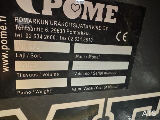 Rakennuskone Pome AH270 kost