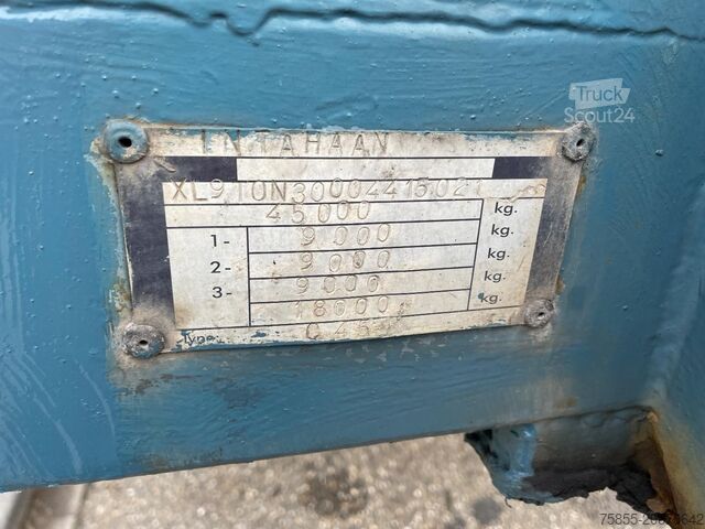 Plattformanhänger Haan 045 Heavy Duty (45Ton) / Rungen-Potholes / NL T...