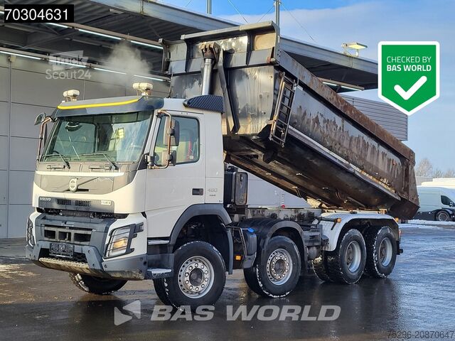 Tipper Volvo FMX 460 8X4 17m3 tipper Steel suspension Big-Ax...