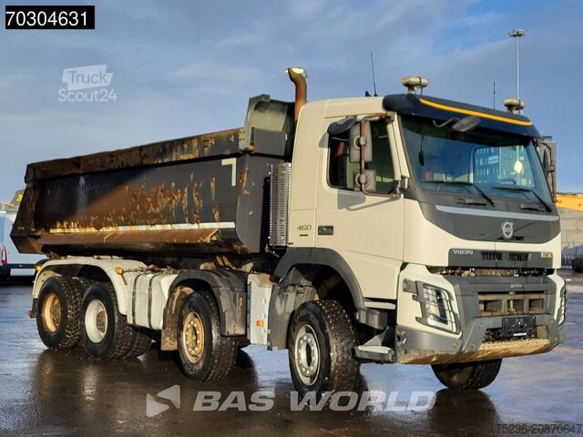 Skraldevogn Volvo FMX 460 8X4 17m3 tipper Steel suspension Big-Ax...