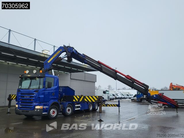 Plataforma de carga Scania R420 R 8X2 Palfinger PK100002 Crane Kran + PJ17...