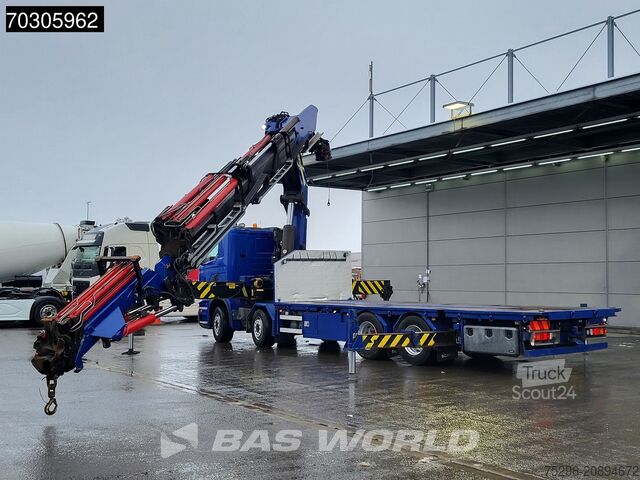 Plataforma de carga Scania R420 R 8X2 Palfinger PK100002 Crane Kran + PJ17...
