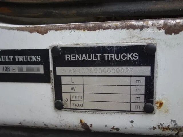 Camião-cisterna Renault Premium 370 16000liter steanless steeltank