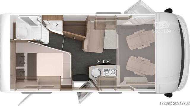 Autorulotă integrată KNAUS Van I 550 MF