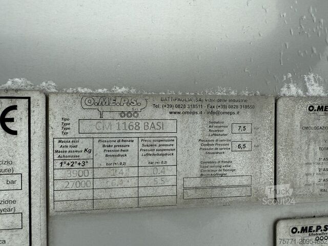 Tartály OMEPS CM39 1168 BASI NACZEPA CYSTERNA