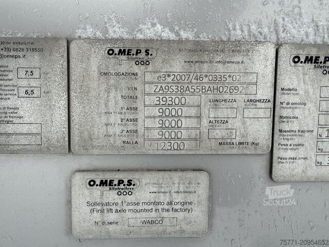 Tartály OMEPS CM39 1168 BASI NACZEPA CYSTERNA