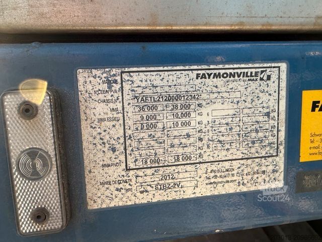 Tieflader-Sattelauflieger FAYMONVILLE STBZ-2V Tieflader 2 Achse *§70 vorhanden