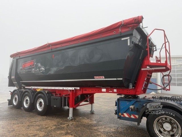 Savivartis puspriekabė KEMPF Stahlhalbschalenmulde 3 x 9 t, 34 cbm