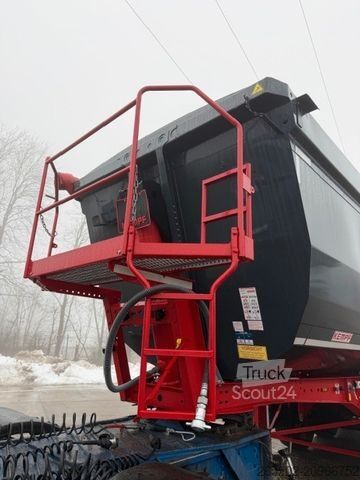 Savivartis puspriekabė KEMPF Stahlhalbschalenmulde 3 x 9 t, 34 cbm