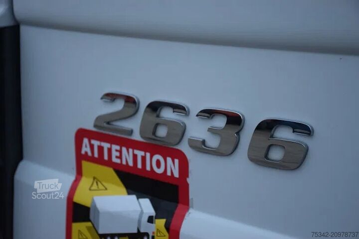 Bâche coulissante Mercedes-Benz Actros 2636