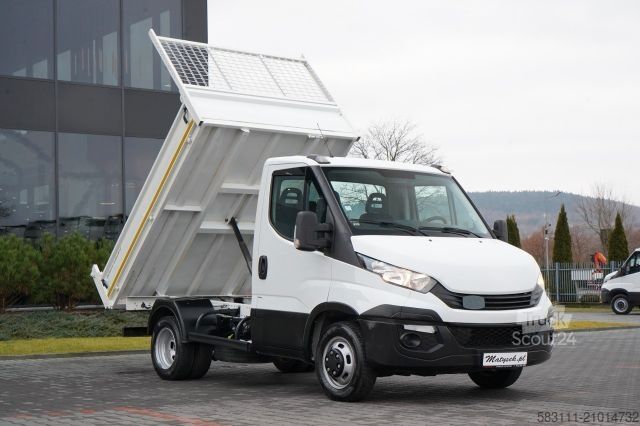 Tipper van IVECO DAILY 35-140 / WYWROTKA TYLNOZSYPOWA / BLI?NIAK