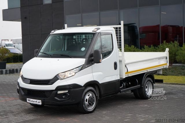 Tipper van IVECO DAILY 35-140 / WYWROTKA TYLNOZSYPOWA / BLI?NIAK