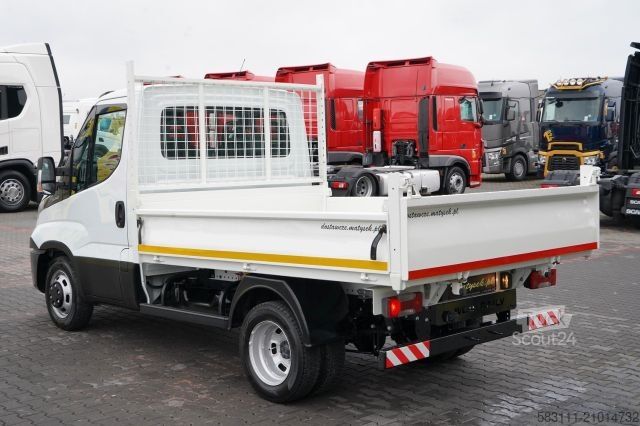 Tipper van IVECO DAILY 35-140 / WYWROTKA TYLNOZSYPOWA / BLI?NIAK