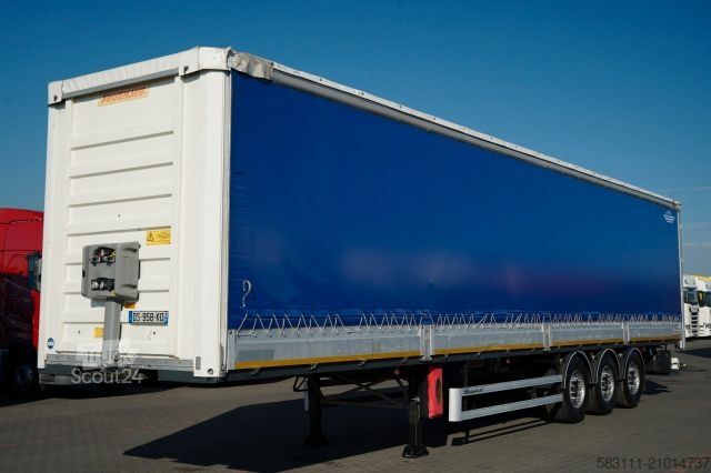 Open semitrailer with tarp FRUEHAUF FIRANKA / BURTOWA / STANDARD / MOCNA POD?OGA / O