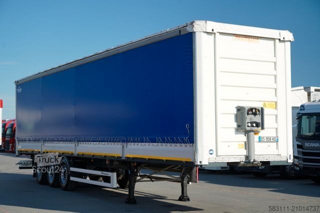 Open semitrailer with tarp FRUEHAUF FIRANKA / BURTOWA / STANDARD / MOCNA POD?OGA / O