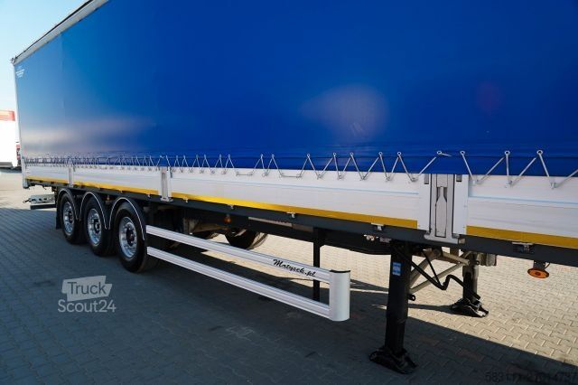 Open semitrailer with tarp FRUEHAUF FIRANKA / BURTOWA / STANDARD / MOCNA POD?OGA / O