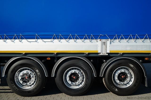 Open semitrailer with tarp FRUEHAUF FIRANKA / BURTOWA / STANDARD / MOCNA POD?OGA / O